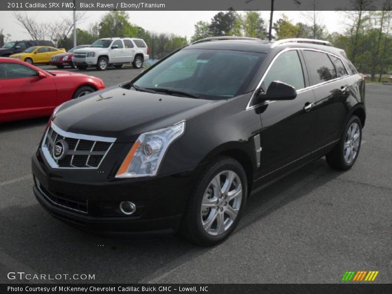 Black Raven / Ebony/Titanium 2011 Cadillac SRX FWD