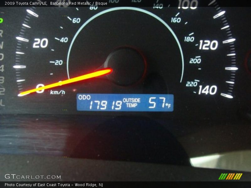 Barcelona Red Metallic / Bisque 2009 Toyota Camry LE