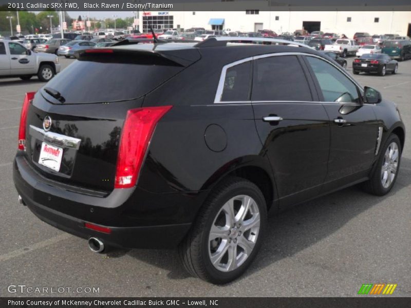 Black Raven / Ebony/Titanium 2011 Cadillac SRX FWD