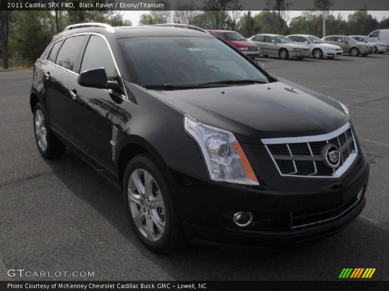 Black Raven / Ebony/Titanium 2011 Cadillac SRX FWD