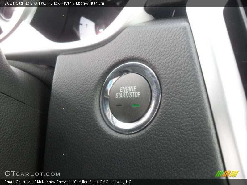 Black Raven / Ebony/Titanium 2011 Cadillac SRX FWD