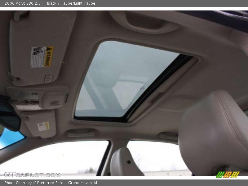 Black / Taupe/Light Taupe 2006 Volvo S80 2.5T