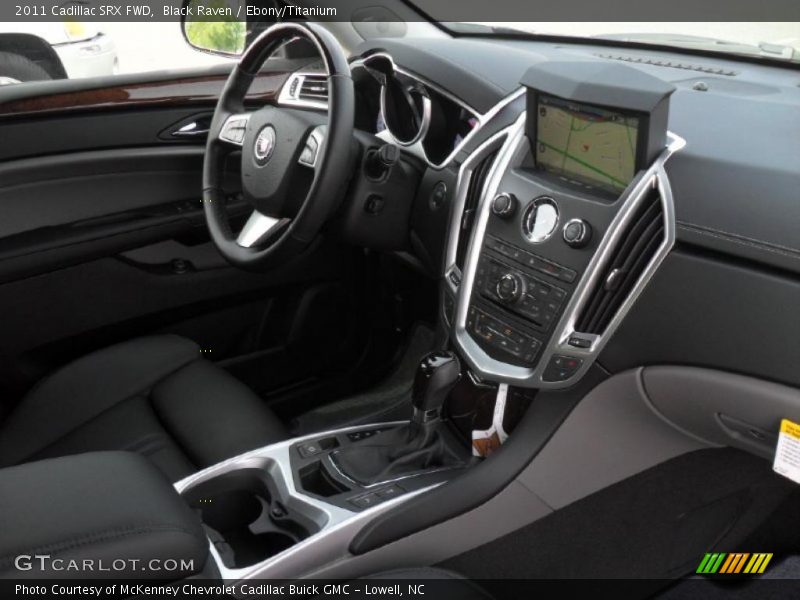 Black Raven / Ebony/Titanium 2011 Cadillac SRX FWD
