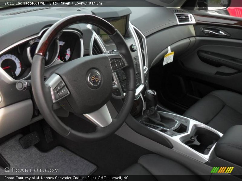 Black Raven / Ebony/Titanium 2011 Cadillac SRX FWD