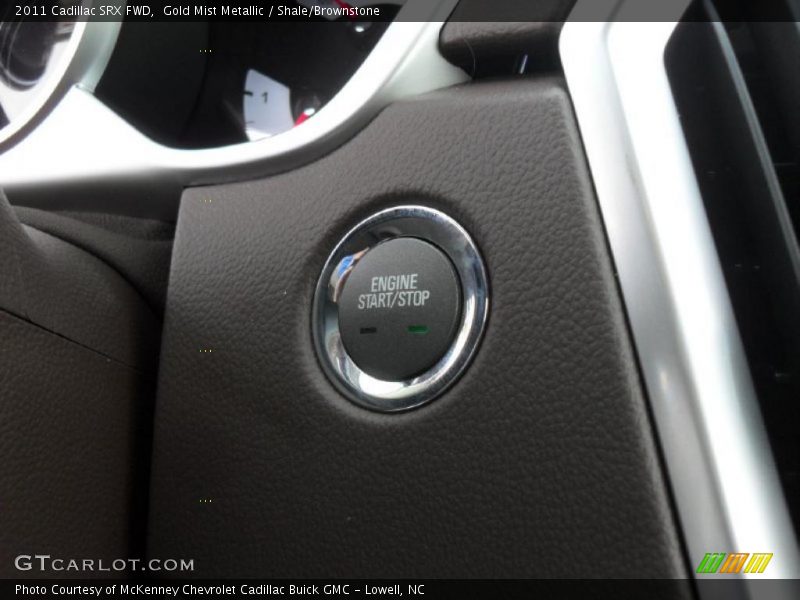 Gold Mist Metallic / Shale/Brownstone 2011 Cadillac SRX FWD