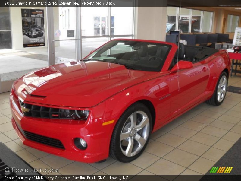 Victory Red / Black 2011 Chevrolet Camaro SS/RS Convertible