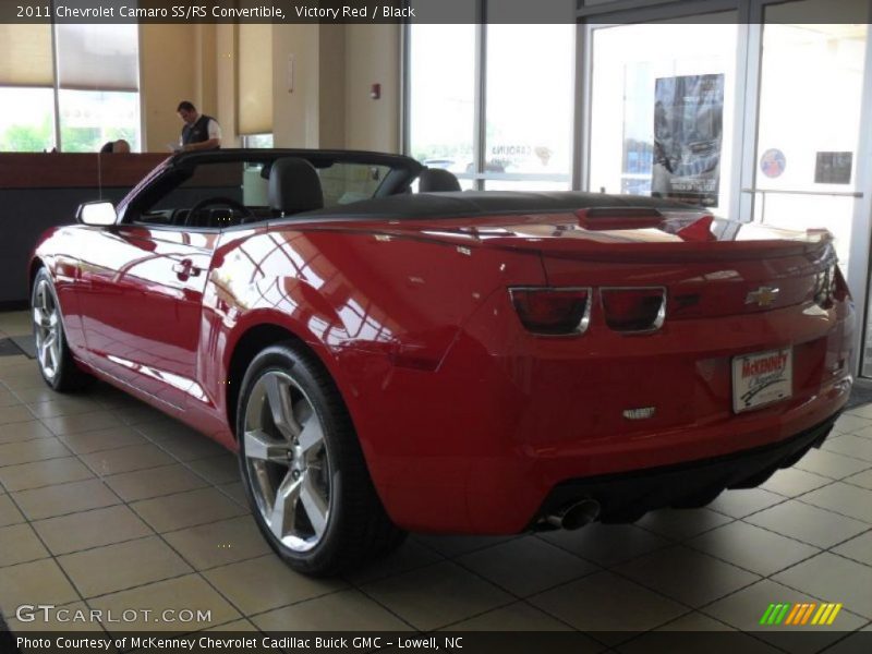 Victory Red / Black 2011 Chevrolet Camaro SS/RS Convertible