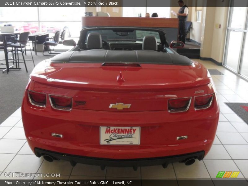 Victory Red / Black 2011 Chevrolet Camaro SS/RS Convertible