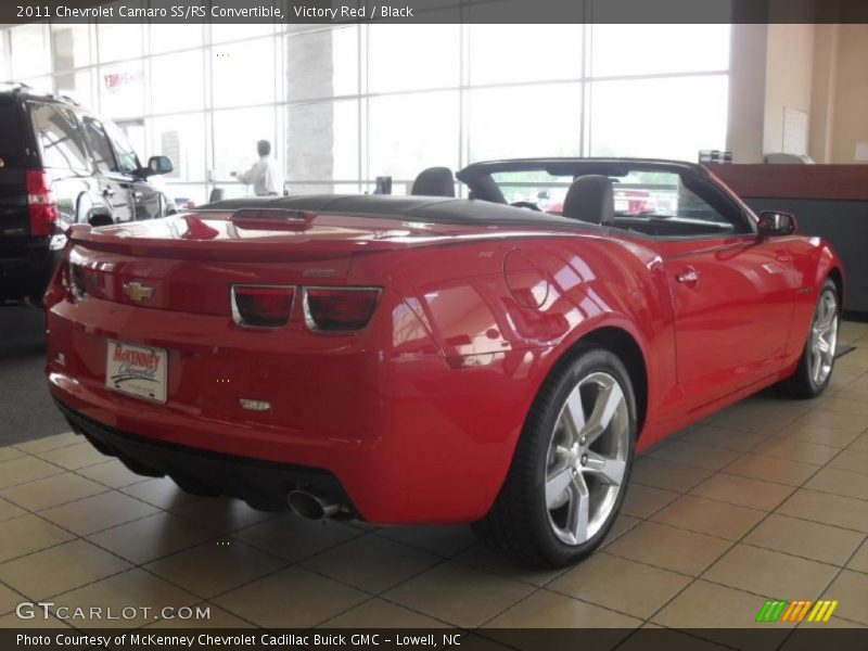 Victory Red / Black 2011 Chevrolet Camaro SS/RS Convertible