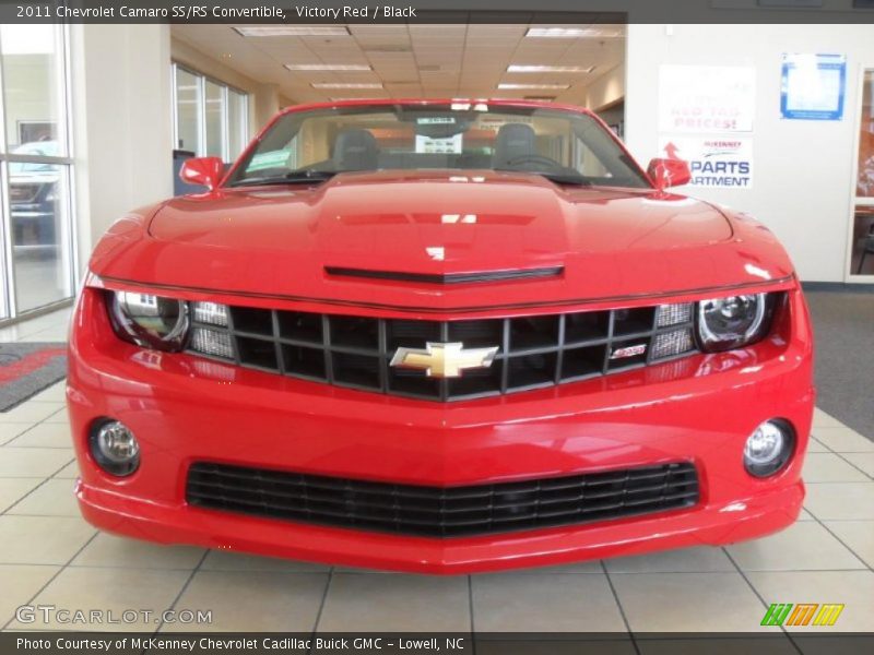 Victory Red / Black 2011 Chevrolet Camaro SS/RS Convertible