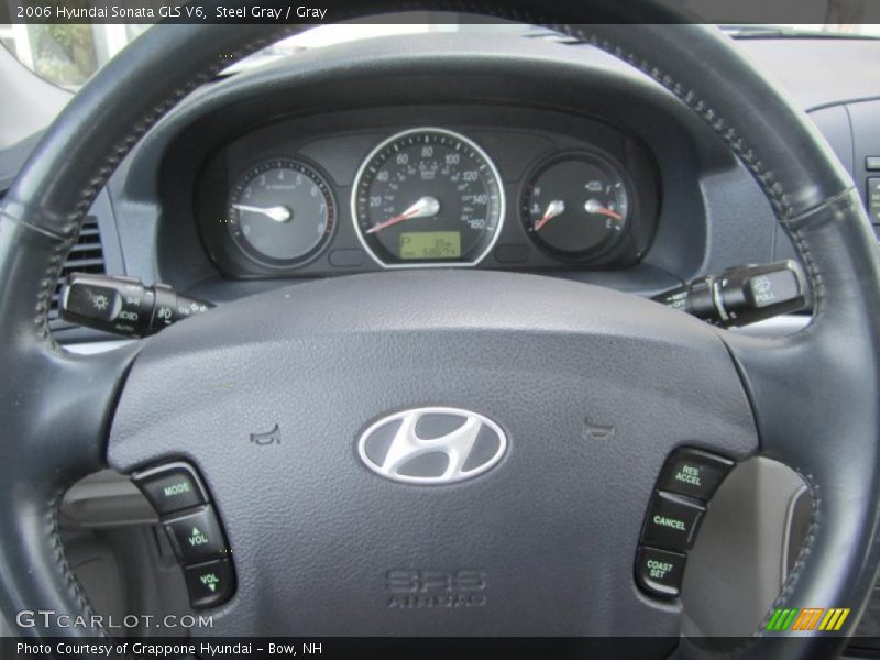 Steel Gray / Gray 2006 Hyundai Sonata GLS V6