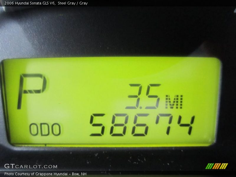 Steel Gray / Gray 2006 Hyundai Sonata GLS V6
