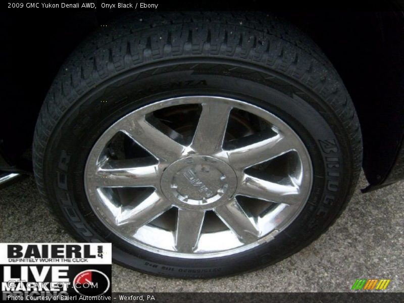 Onyx Black / Ebony 2009 GMC Yukon Denali AWD