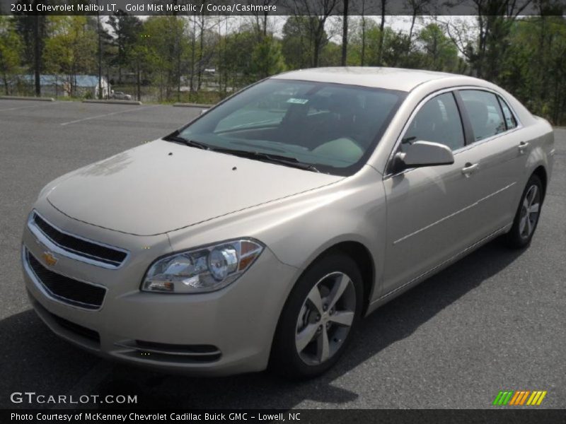 Gold Mist Metallic / Cocoa/Cashmere 2011 Chevrolet Malibu LT