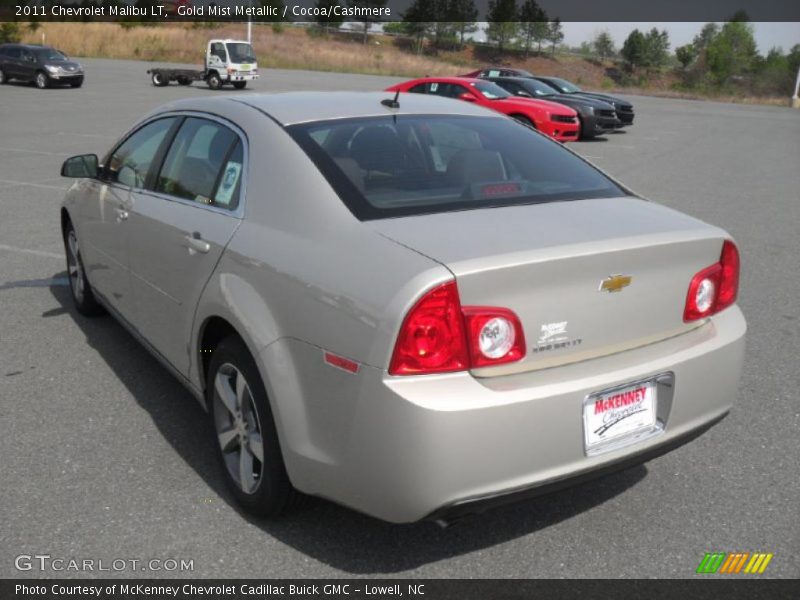 Gold Mist Metallic / Cocoa/Cashmere 2011 Chevrolet Malibu LT
