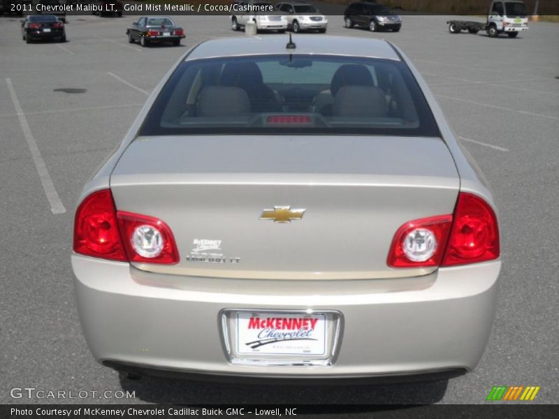 Gold Mist Metallic / Cocoa/Cashmere 2011 Chevrolet Malibu LT