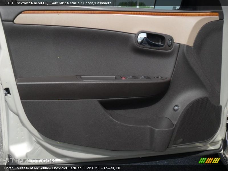 Gold Mist Metallic / Cocoa/Cashmere 2011 Chevrolet Malibu LT