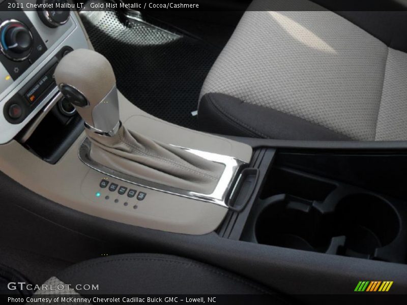 Gold Mist Metallic / Cocoa/Cashmere 2011 Chevrolet Malibu LT