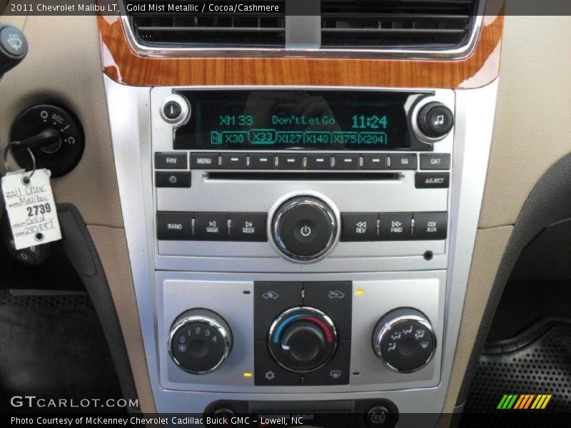 Gold Mist Metallic / Cocoa/Cashmere 2011 Chevrolet Malibu LT