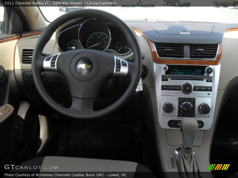Gold Mist Metallic / Cocoa/Cashmere 2011 Chevrolet Malibu LT