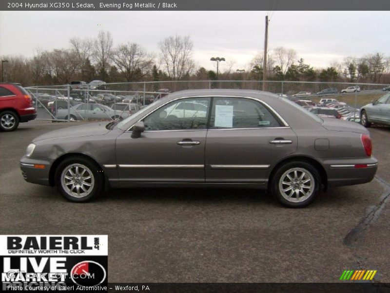 Evening Fog Metallic / Black 2004 Hyundai XG350 L Sedan