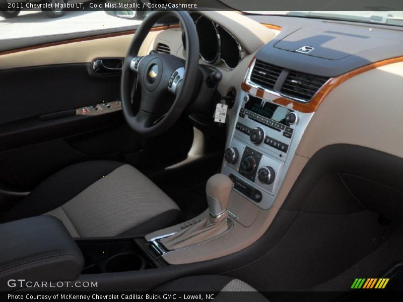Gold Mist Metallic / Cocoa/Cashmere 2011 Chevrolet Malibu LT