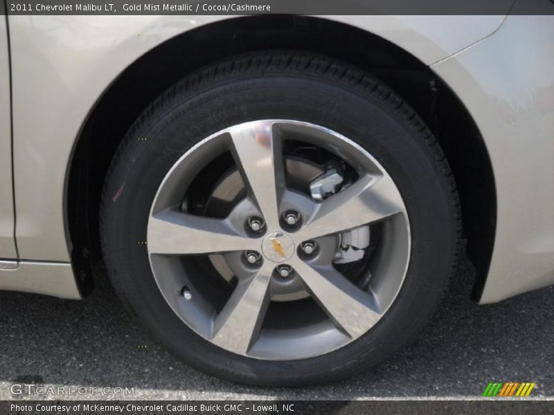 Gold Mist Metallic / Cocoa/Cashmere 2011 Chevrolet Malibu LT