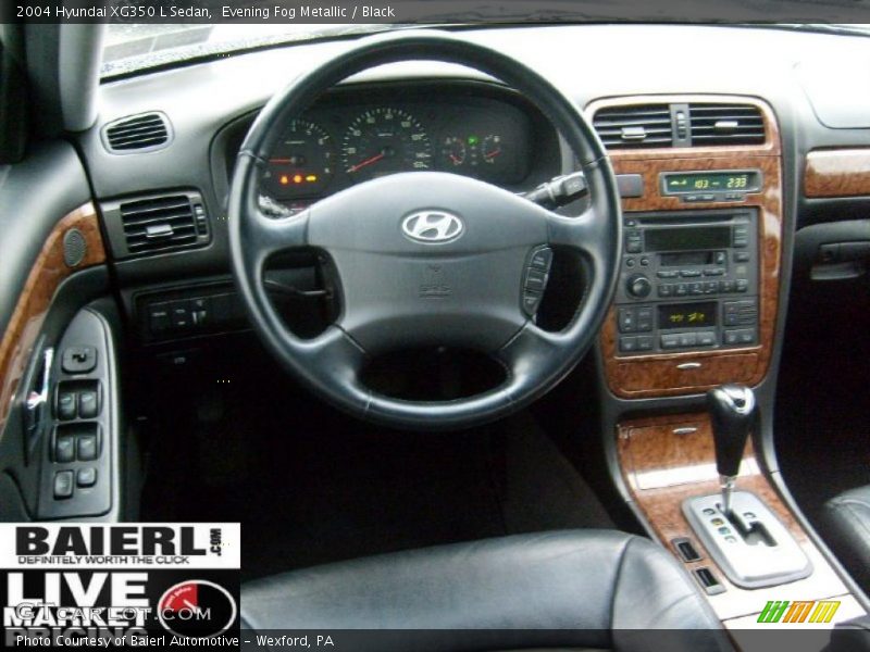 Evening Fog Metallic / Black 2004 Hyundai XG350 L Sedan