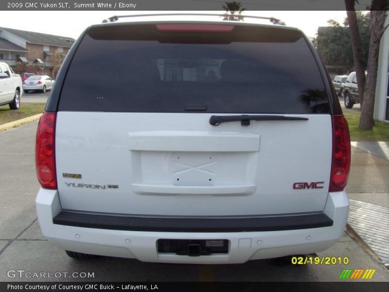 Summit White / Ebony 2009 GMC Yukon SLT