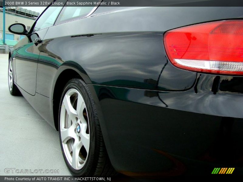 Black Sapphire Metallic / Black 2008 BMW 3 Series 328xi Coupe