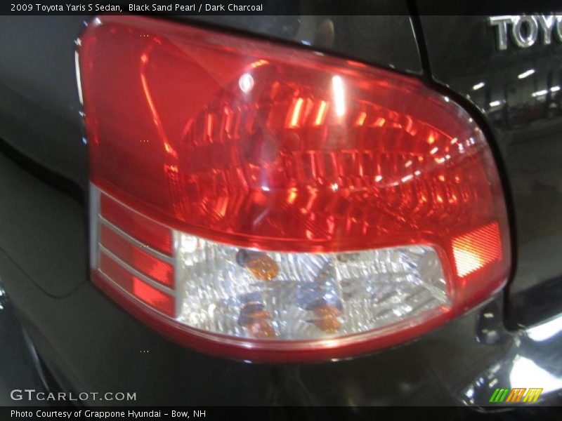 Black Sand Pearl / Dark Charcoal 2009 Toyota Yaris S Sedan