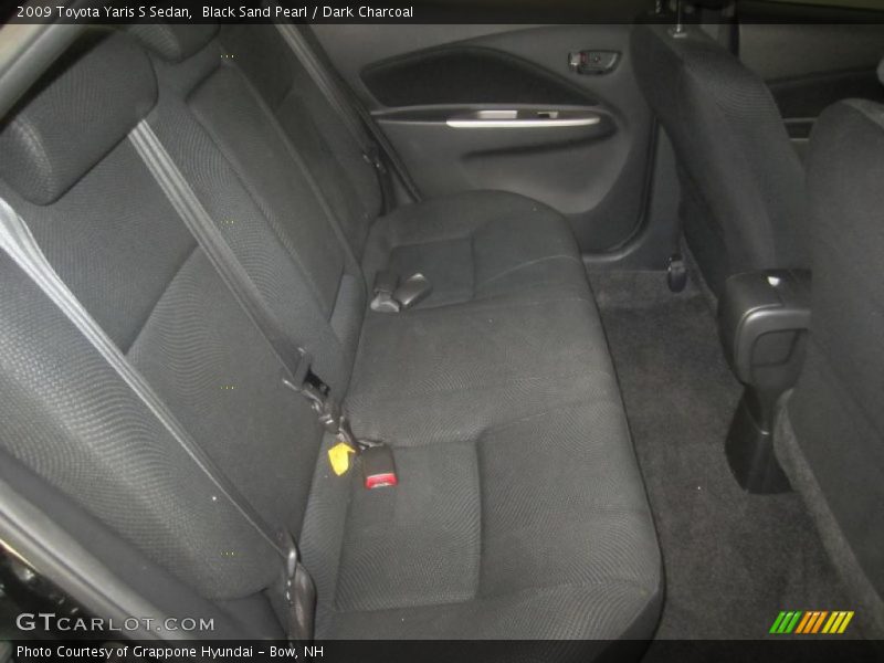 Black Sand Pearl / Dark Charcoal 2009 Toyota Yaris S Sedan