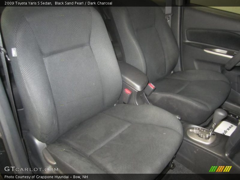 Black Sand Pearl / Dark Charcoal 2009 Toyota Yaris S Sedan