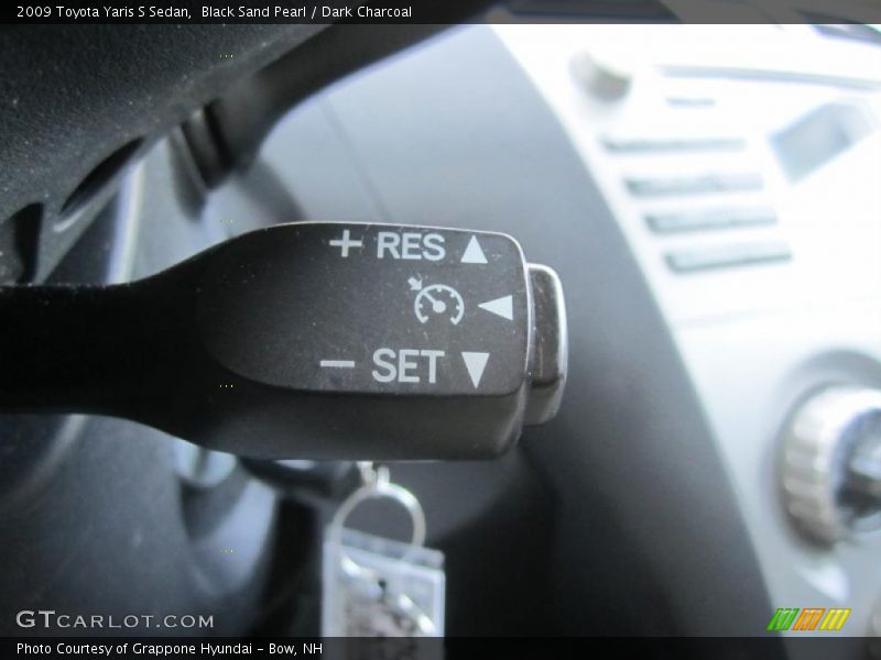 Black Sand Pearl / Dark Charcoal 2009 Toyota Yaris S Sedan