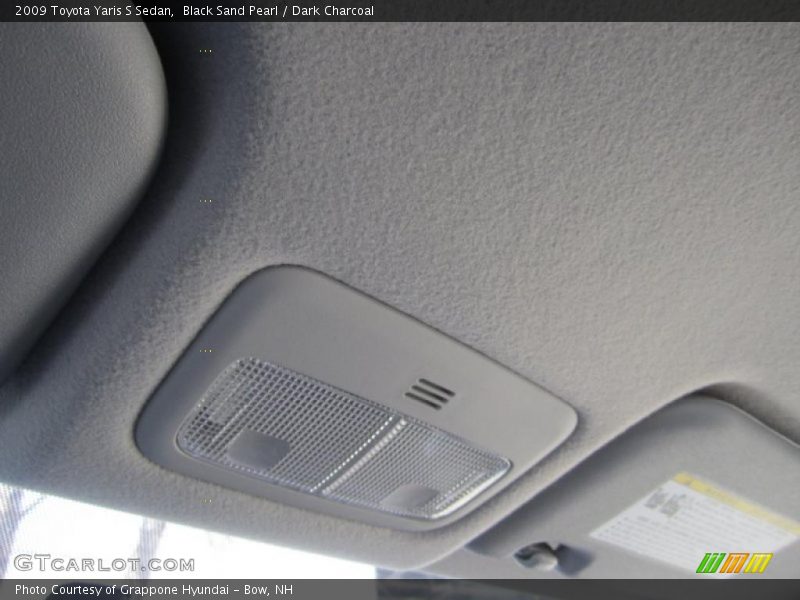 Black Sand Pearl / Dark Charcoal 2009 Toyota Yaris S Sedan