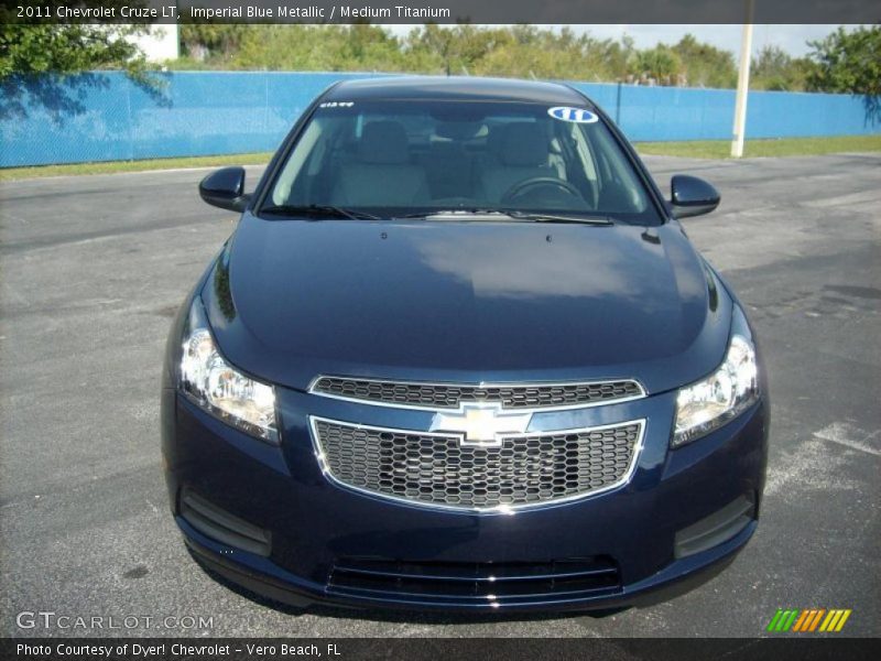 Imperial Blue Metallic / Medium Titanium 2011 Chevrolet Cruze LT