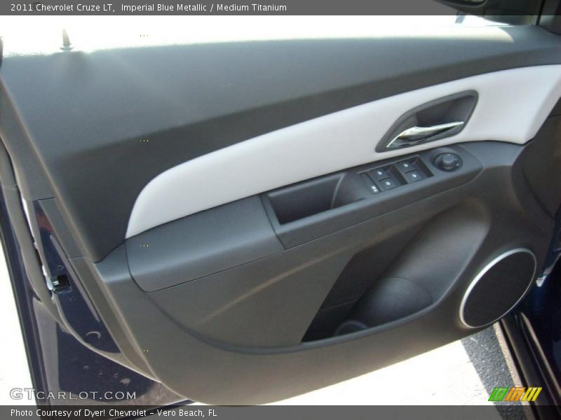 Imperial Blue Metallic / Medium Titanium 2011 Chevrolet Cruze LT