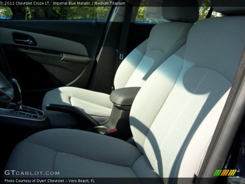Imperial Blue Metallic / Medium Titanium 2011 Chevrolet Cruze LT