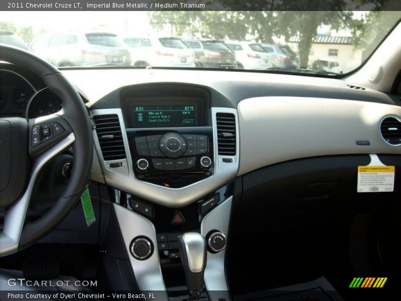 Imperial Blue Metallic / Medium Titanium 2011 Chevrolet Cruze LT