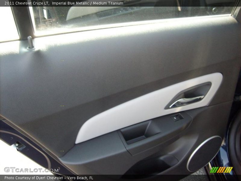 Imperial Blue Metallic / Medium Titanium 2011 Chevrolet Cruze LT