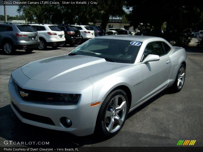 Silver Ice Metallic / Gray 2011 Chevrolet Camaro LT/RS Coupe
