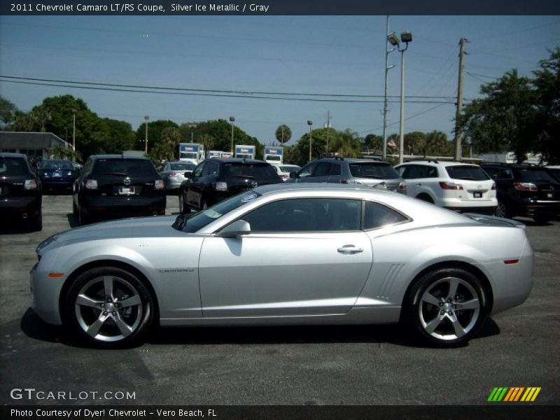 Silver Ice Metallic / Gray 2011 Chevrolet Camaro LT/RS Coupe