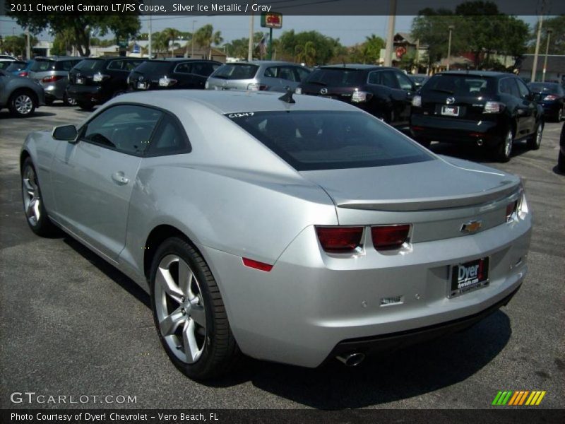 Silver Ice Metallic / Gray 2011 Chevrolet Camaro LT/RS Coupe