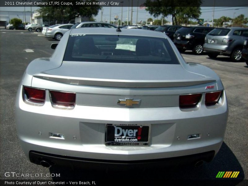 Silver Ice Metallic / Gray 2011 Chevrolet Camaro LT/RS Coupe