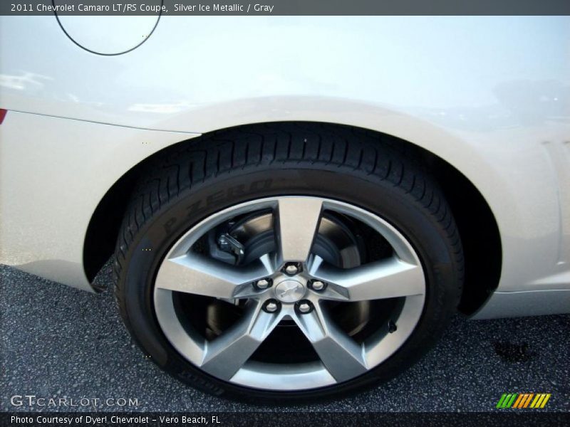 Silver Ice Metallic / Gray 2011 Chevrolet Camaro LT/RS Coupe