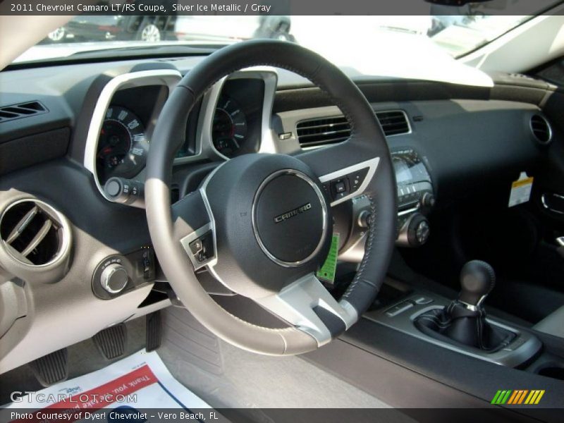 Silver Ice Metallic / Gray 2011 Chevrolet Camaro LT/RS Coupe