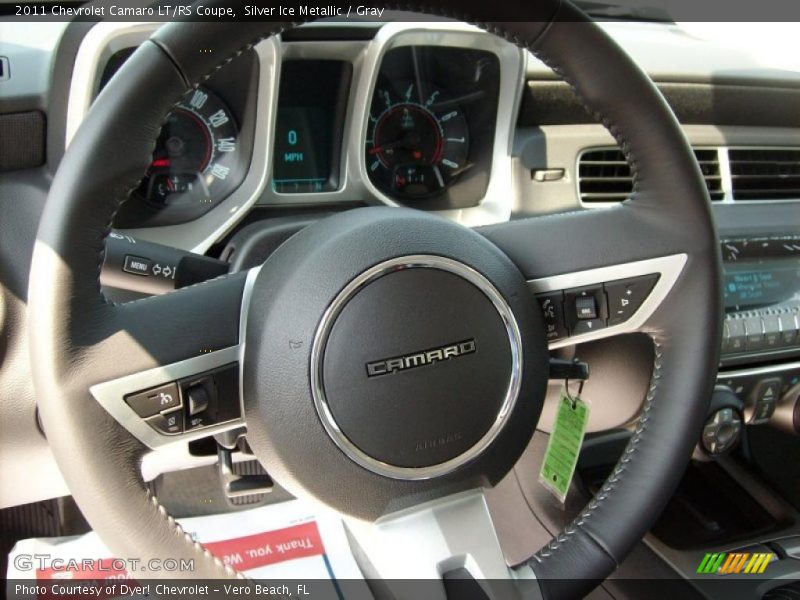 Silver Ice Metallic / Gray 2011 Chevrolet Camaro LT/RS Coupe