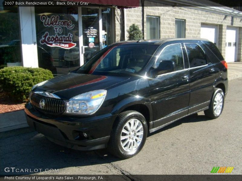 Black Onyx / Gray 2007 Buick Rendezvous CX