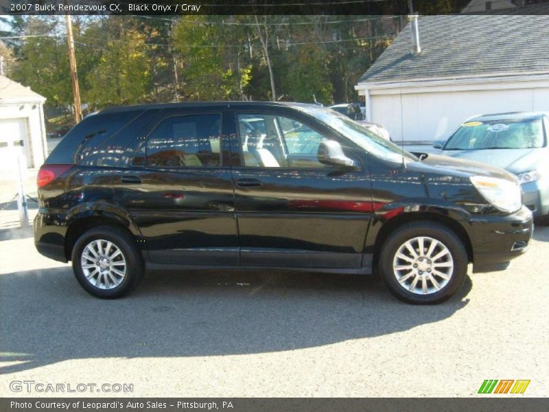 Black Onyx / Gray 2007 Buick Rendezvous CX