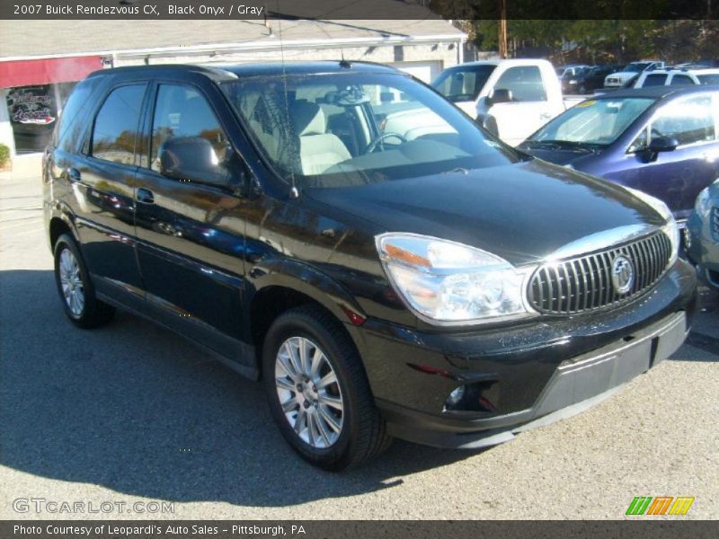 Black Onyx / Gray 2007 Buick Rendezvous CX